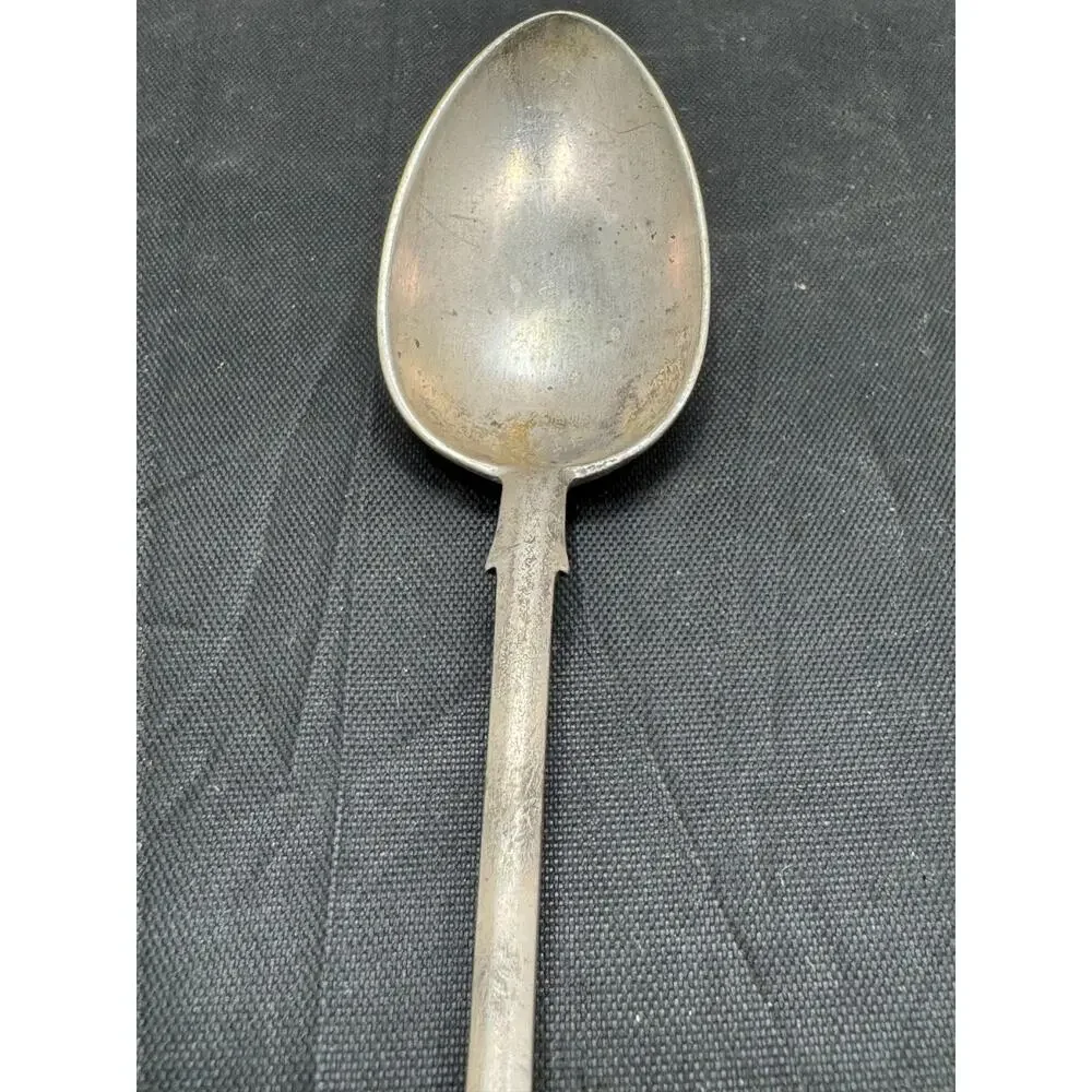 Pair Antique Russian Solid Silver Fiddle Spoons Fedor Zinoviev 1908-1917 84